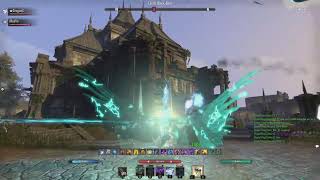 OVERPOWERED ICE WARDEN PvP Build Gameplay ❄ SOLO 100k AP DEFENSE TICK 💀❄  ESO Firesong [upl. by Ahsinahs243]