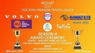 DPTL DOCTOR PREMIER TENNIS LEAGUE  AWARD CEREMONY [upl. by Aihsi]