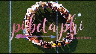 Pi Beta Phi  University of Idaho Recruitment 2018 [upl. by Nilyad]