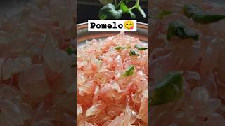 Pomelo fruit😊 food explore shortsviral tasty masalapomelo pomelo nagaon [upl. by Zeuqirdor]