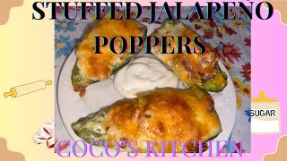 HOW TO MAKE STUFFED JALAPEÑO POPPERS WITH BACON [upl. by Icat]