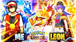 Me Vs Pokemon Unite Champion Leon🔥Pokemon Unite Hindi Gameplay [upl. by Hawkins]