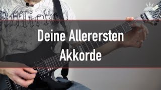 EGitarre Lernen Für Anfänger  Deine Allerersten Akkorde Teil 1  Guitar Master Plan [upl. by Delanty45]