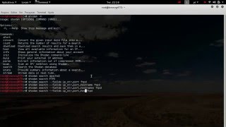 Shodan comandos básicos shodan command line 2 [upl. by Shepherd]