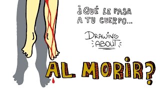 ¿QUÉ LE PASA A TU CUERPO AL MORIR 💀 Drawing About [upl. by Accebar574]