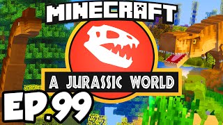 Jurassic World Minecraft Modded Survival Ep99  DINOSAUR MUSEUM RENOVATIONS Dinosaurs Modpack [upl. by Hammock]