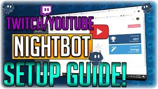 Nightbot Tutorial  TwitchYouTube Setup Commands Giveaways Spam Protection  More [upl. by Feldt]