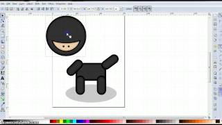 Simple Clipart Modifications in Inkscape [upl. by Ahsenat322]