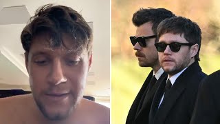 Niall Horan BREAKS DOWN and CRIES At Liam Paynes Funeral In Wolverhampton [upl. by Ezana]