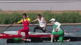 Full Replay  Yuri Cheban Wins 200m Canoe Sprint Gold  London 2012 Olympics [upl. by Erdied]