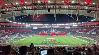 MOSAICO IMPRESSIONANTE DA TORCIDA DO FLAMENGO HOJE NO MARACANÃ LOTADO FLAMENGO 1X0 BAHIA [upl. by Nicky]