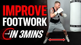 3 Ways to Improve Footwork for Boxing [upl. by Evatsug]