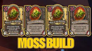 Making A Build Out of 8 Moss of the Schloss  Dogdog Hearthstone Battlegrounds [upl. by Fidellia388]