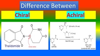 Difference between Chiral and Achiral [upl. by Meaghan790]