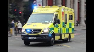 BIG COMPILATION London Ambulance Service responding to different emergencies [upl. by Mack]