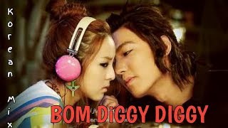 Korean mix  BOM DiGGY DIGGY  Lee min ho  Sandara  cass [upl. by Ehudd]