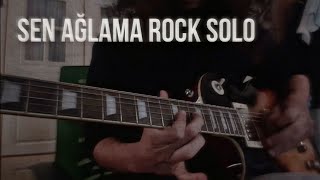 Badem  Sen Ağlama rock solo cover [upl. by Eanert]