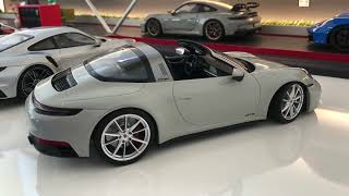 Porsche 992 Targa 4 GTS ChalkKreide118MinichampsCOSTUM [upl. by Tadio]