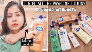 IS VASELINE BAD FOR YOU  Best amp Worst Vaseline Lotions For Winter Available in India [upl. by Gomez]