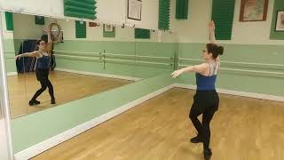 Miss Lees Beginning Jazz Class Luigi Warmup [upl. by Ameyn]