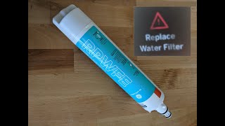 GE Water Filter Replacement RPWFE  EASY DIY [upl. by Nyram]