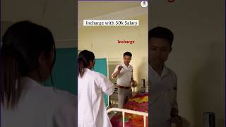 Hospital incharge vs Intern  Entertainment  Health Sector nursing medical healthsector shorts [upl. by Taveda159]