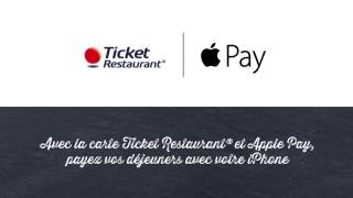 Carte Ticket Restaurant® et Apple Pay  France [upl. by Senhauser]