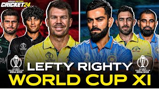 HIGHEST CHASE EVER ❓ World Cup 🏆RIGHTY vs LEFTY  Cricket 24 [upl. by Marla]