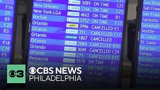 Flights to Florida out of Philadelphia canceled due to Hurricane Milton [upl. by Ck]