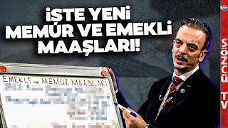 Memur ve Emekli Zam Oranı Netleşti SGK Uzmanı Yeni Maaşları Hesaplayarak Anlattı [upl. by Wexler]