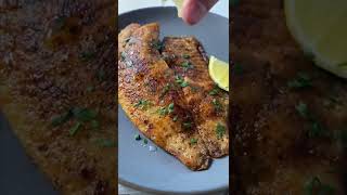 Pan Fried Tilapia shorts [upl. by Drofwarc]