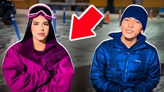 Fortnite Virgin goes snowboarding W IG Model [upl. by Odnalro]