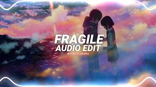 fragile  kygo labrinth edit audio [upl. by Anitreb]