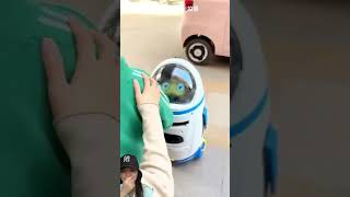 ROBOT PENARIK BECAK KURSI ⁉️BOCIL GANTIAN DUDUK 😱😍shorts funny dubbing [upl. by Telrahc404]