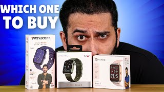 Best Selling smartwatch Comparison Under 1500  BOAT FIREBOLTT amp NOISE  Born Creator [upl. by Ellerihs]