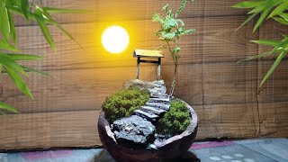 moss garden l green nature l mini mountain l mini chaina Gate [upl. by Kushner54]