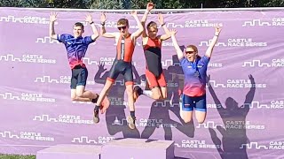 Luke races Hever Castle Sprint Triathlon duathlon [upl. by Anihsit907]