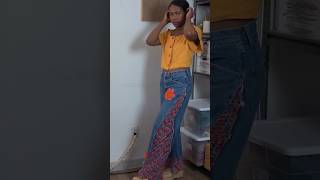 Transform thrifty wranglers into CROCHET Bell Bottoms with me short crochetandchill [upl. by Butterworth]