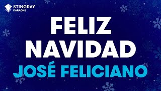 José Feliciano  Feliz Navidad Karaoke with Lyrics [upl. by Eelhsa]