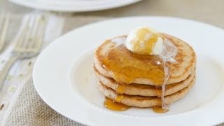 The BEST ever 100 Whole Wheat Pancakes  Breakfast Recipe [upl. by Vern]