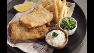 Fish And Chips  Sanjeev Kapoor Khazana [upl. by Yeldahc814]