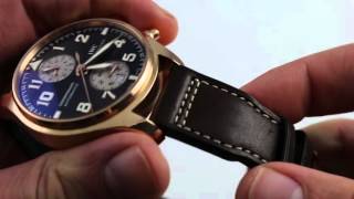 IWC Pilot’s Chrono Antoine de SaintExupéry LE Luxury Watch Review [upl. by Enyamart]