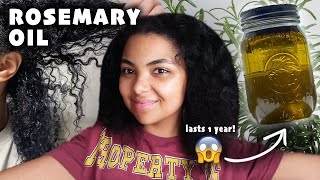 I Tried Making DRIED Rosemary Oil this is AMAZING [upl. by Nohsar]