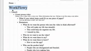 How to use WorkFlowy [upl. by Naig777]