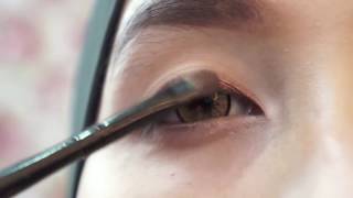 1st makeup tutorial  Natural Smokey eyes by Ellen [upl. by Ajuna429]