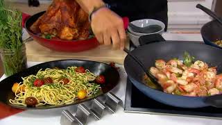 Geoffrey Zakarian CastIron 14quot Wok on QVC [upl. by Wilhelm644]