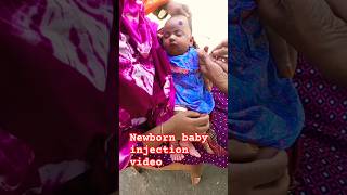 Newborn baby first time bcg vaccination  injection video shorts trending newborn [upl. by Shaine]