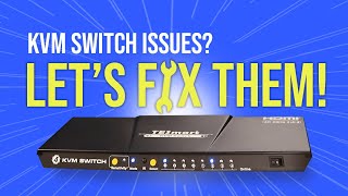 KVM Switch Common Problems amp Fixes 2 amp 4 Port [upl. by Latrell715]