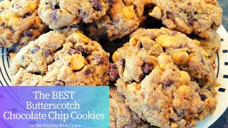 The BEST Butterscotch Chocolate Chip Cookies Recipe [upl. by Arualana]