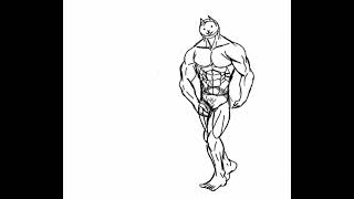 Beefcake and Macho legs cat going for a walk  Battle Cats  Animation [upl. by Corene]